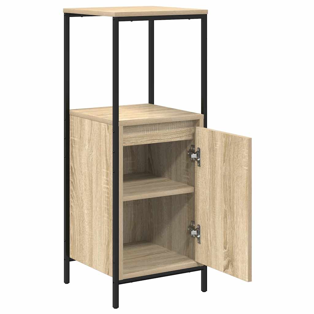Baderomsskap med hyller sonoma eik 36x35x95 cm