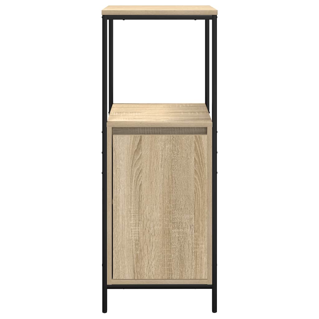 Baderomsskap med hyller sonoma eik 36x35x95 cm