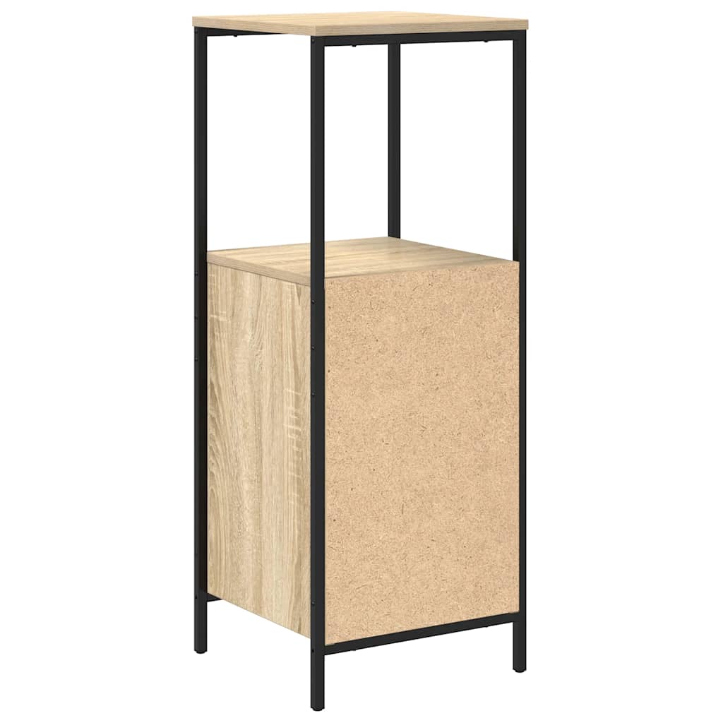 Baderomsskap med hyller sonoma eik 36x35x95 cm