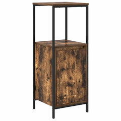 Baderomsskap med hyller røkt eik 36x35x95 cm