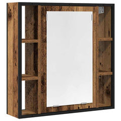 Baderomsspeil gammelt tre 60x16x60 cm konstruert tre