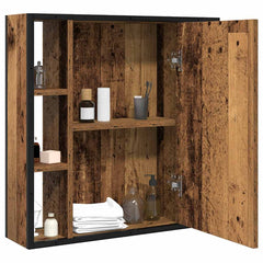 Baderomsspeil gammelt tre 60x16x60 cm konstruert tre