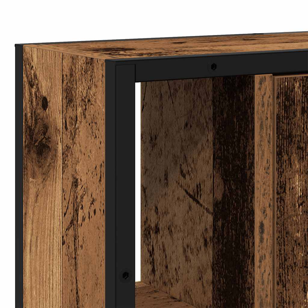 Baderomsspeil gammelt tre 60x16x60 cm konstruert tre