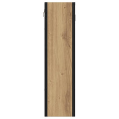 Baderomsskap med speil artisan eik 60x16x60 cm konstruert tre