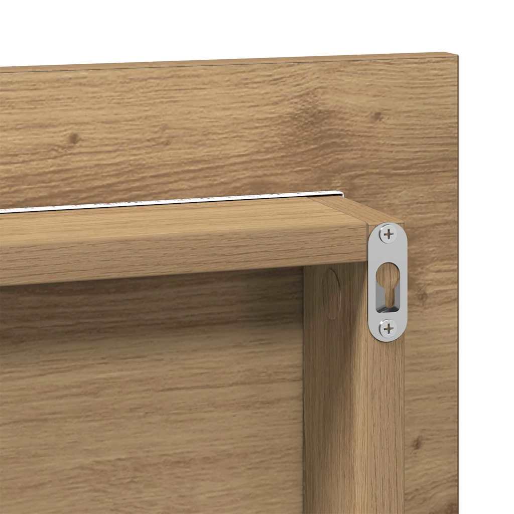 Baderomsspeil artisan eik 80 x 8.5 x 37 cm Konstruert tre