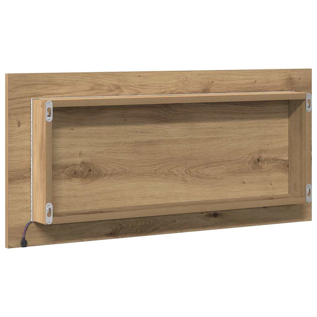 Baderomsspeil artisan eik 80 x 8.5 x 37 cm Konstruert tre