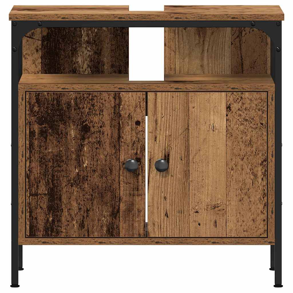 Baderomsspeilskap med hylle Brun 80 x 30 x 60 cm Konstruert tre