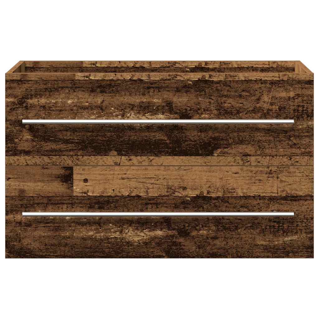 Baderomsvaskeskap Gammelt tre 80 x 38.5 x 48 cm Konstruert tre