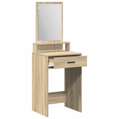 Sminkebord med skuffer - Sonoma eik - 50x41x140 cm