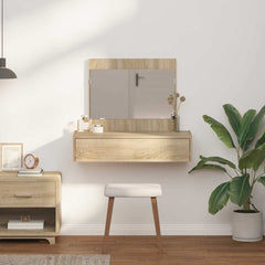 Sminkebord med skuff Brun 83 x 40 x 70 cm Konstruert tre