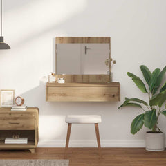 Sminkebord med skuff Brun 83 x 40 x 70 cm Konstruert tre