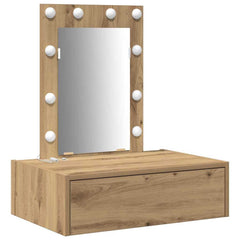 Sminkebord med skuff Brun 60 x 40 x 70 cm Konstruert tre