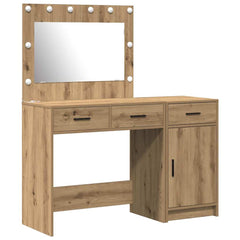 Sminkebord med skuff 2 pcs Brun 40 x 41 x 75 cm Konstruert tre
