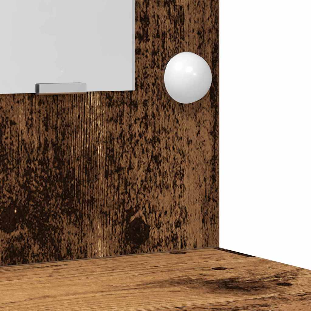 Sminkebord med skuff 2 pcs Brun 50 x 41 x 135 cm Konstruert tre