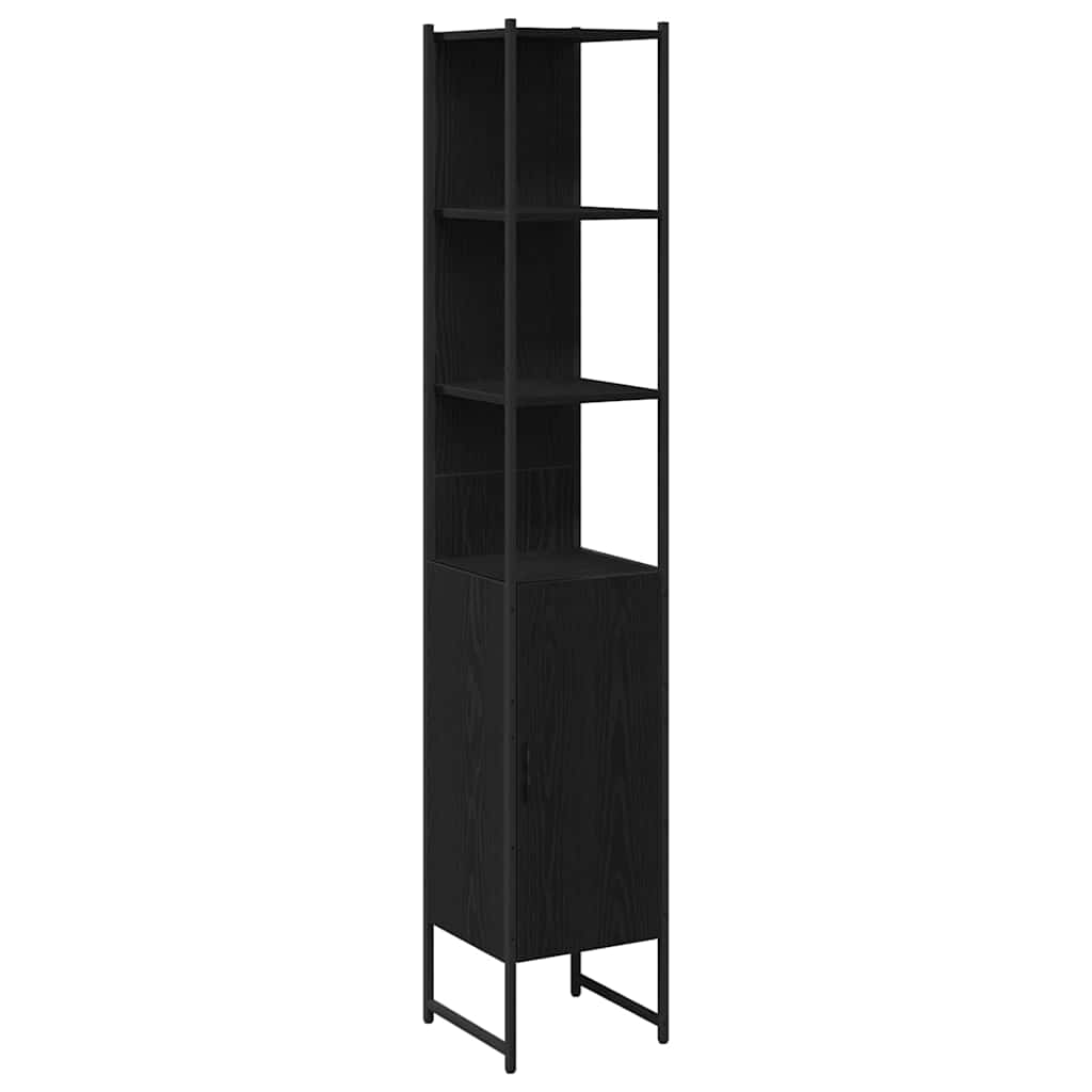 baderomsskap svart eik 60x30x60 cm konstruert tre