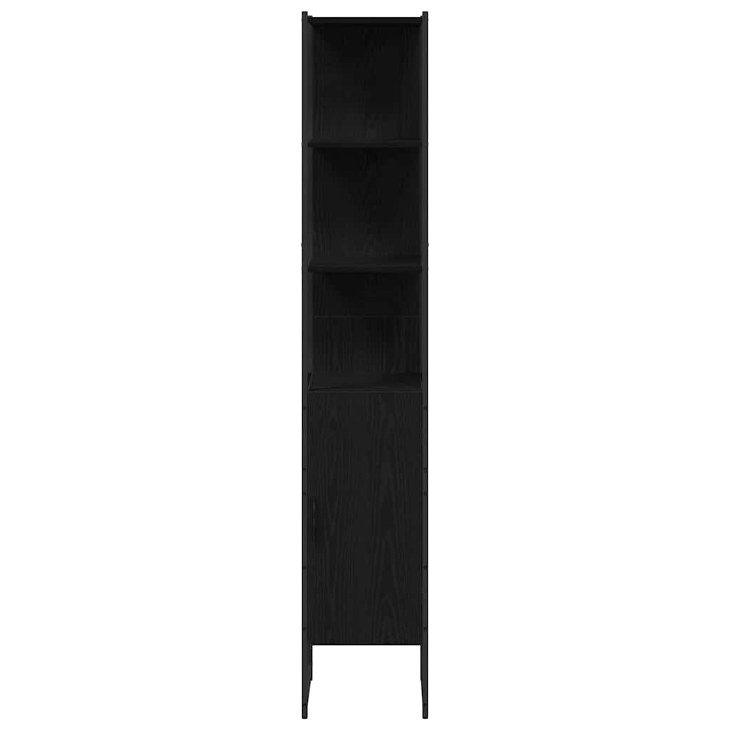 baderomsskap svart eik 60x30x60 cm konstruert tre