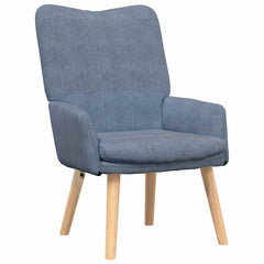 Avslappende stol Blå 63 x 67 x 94 cm stoff