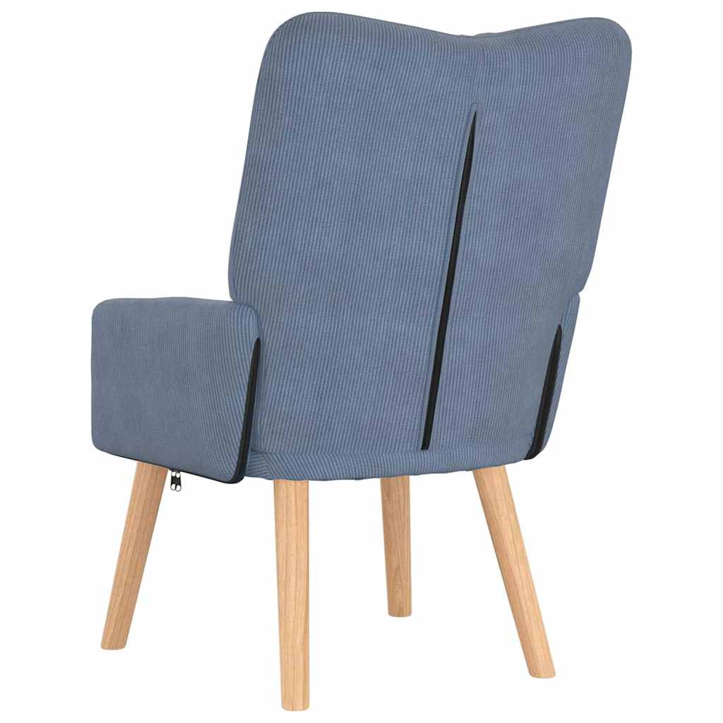Avslappende stol Blå 63 x 67 x 94 cm stoff