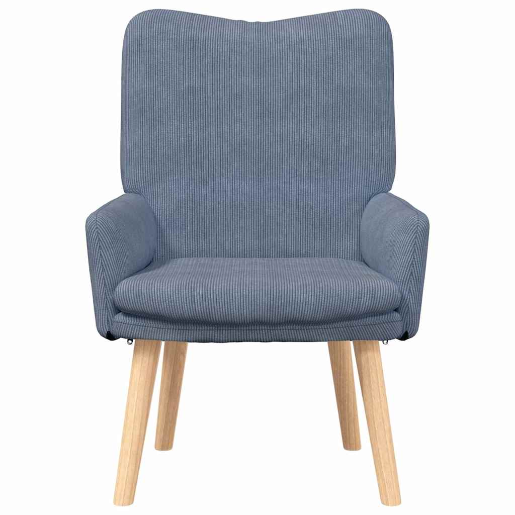 Avslappende stol Blå 63 x 67 x 94 cm stoff