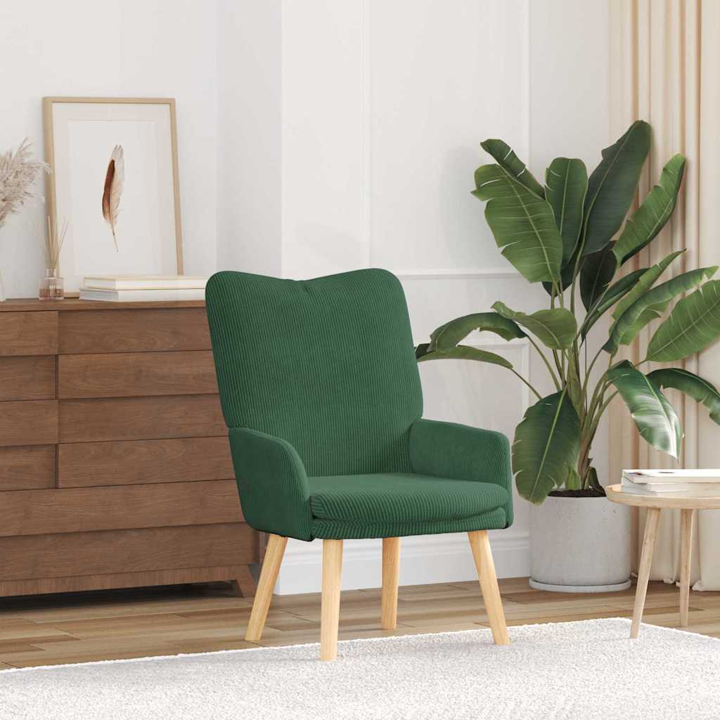 Avslappende stol Jungelgrønn 63 x 67 x 94 cm stoff