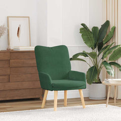 Avslappende stol Jungelgrønn 63 x 67 x 94 cm stoff