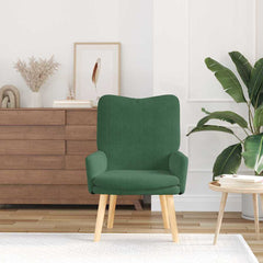 Avslappende stol Jungelgrønn 63 x 67 x 94 cm stoff