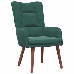 Avslappende stol Mørkegrønn 63 x 67 x 94 cm Fløyel