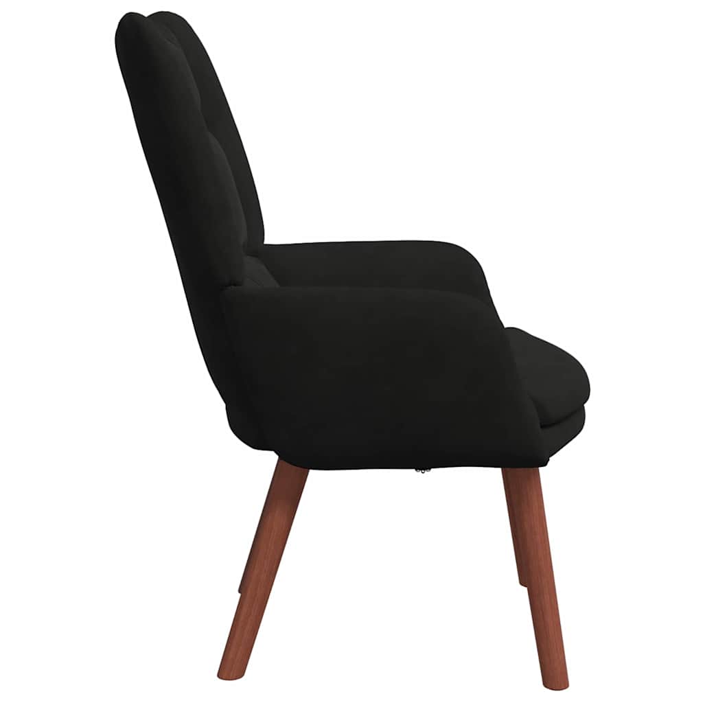 Avslappende stol Svart 63 x 67 x 94 cm Fløyel