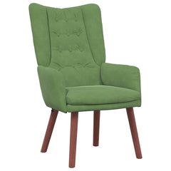 Avslappende stol Lysegrønn 63 x 67 x 94 cm Fløyel