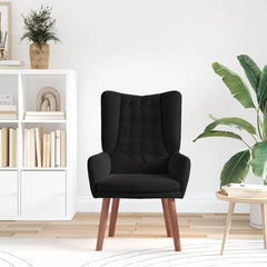 Avslappende stol Svart 63 x 67 x 94 cm Fløyel