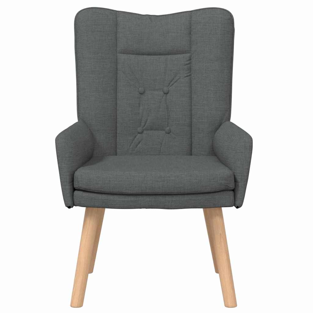 Avslappende stol Mørke grå 63 x 67 x 94 cm stoff
