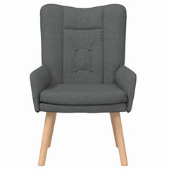 Avslappende stol Mørke grå 63 x 67 x 94 cm stoff