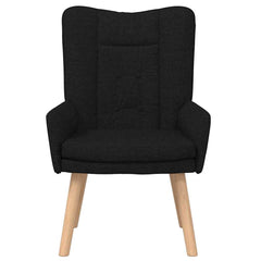 Avslappende stol Svart 63 x 67 x 94 cm stoff