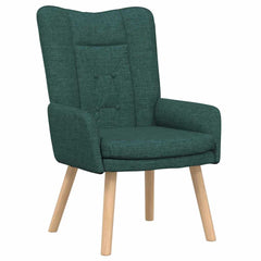 Avslappende stol Mørkegrønn 63 x 67 x 94 cm stoff