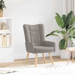 Avslappende stol Gråbrun 63 x 67 x 94 cm stoff
