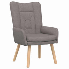 Avslappende stol Gråbrun 63 x 67 x 94 cm stoff