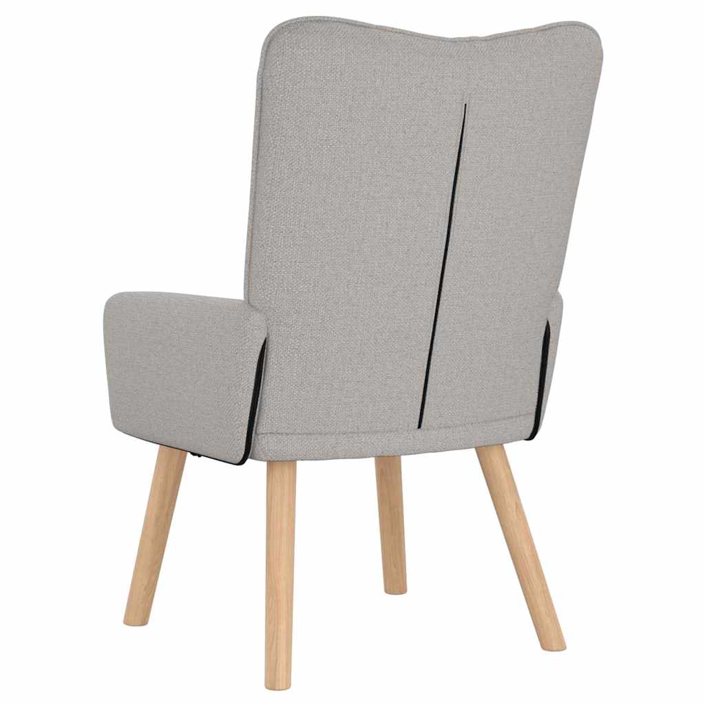 Avslappende stol Skygrå 63 x 67 x 94 cm stoff