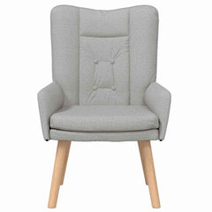 Avslappende stol Skygrå 63 x 67 x 94 cm stoff