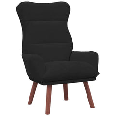 Avslappende stol Svart 69 x 74 x 93 cm Fløyel