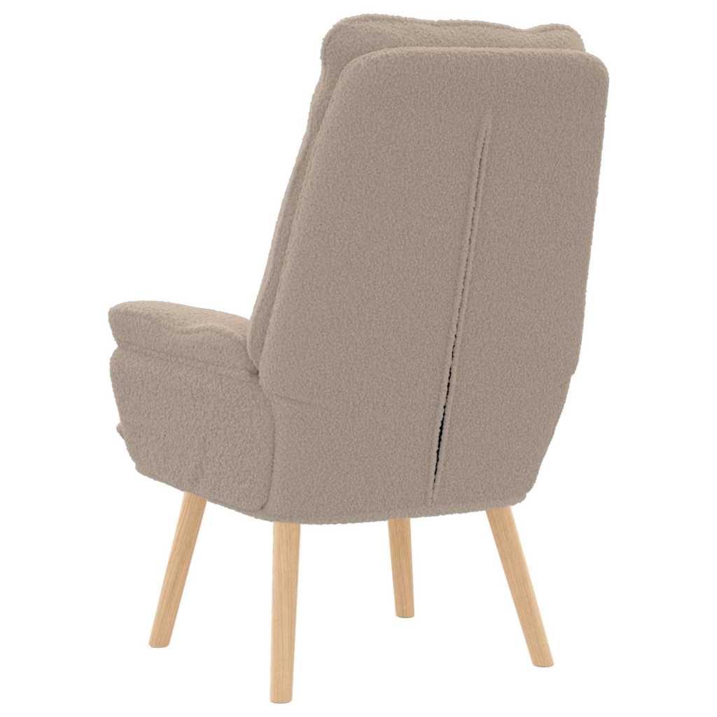 Avslappende stol Lysegrå 69 x 74 x 93 cm stoff