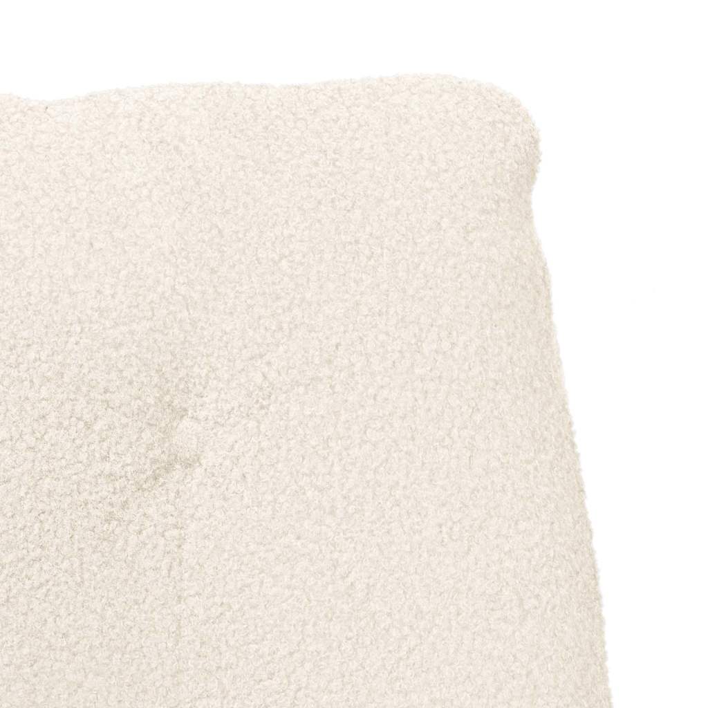Avslappende stol Krem 69 x 74 x 93 cm stoff