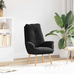 Avslappende stol Svart 69 x 74 x 93 cm stoff