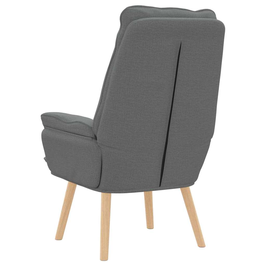 Avslappende stol Mørke grå 69 x 74 x 93 cm stoff