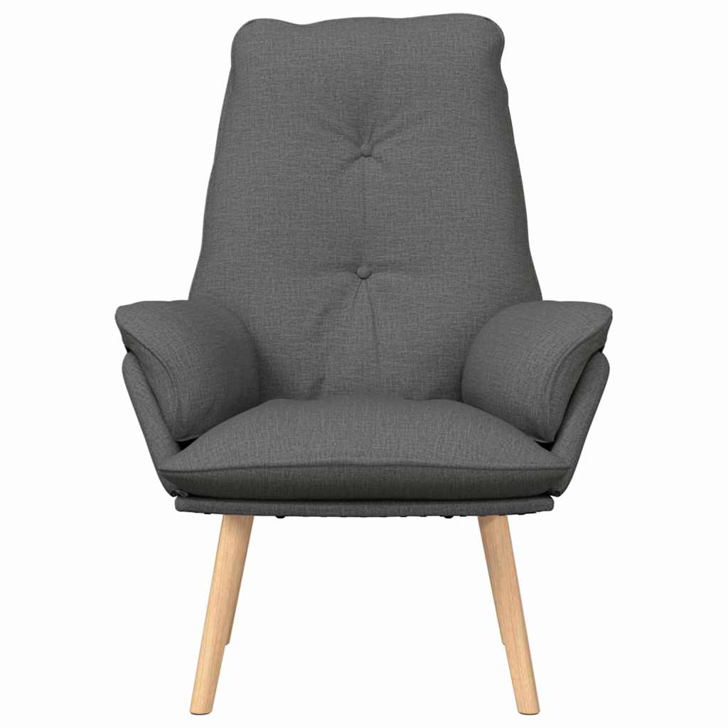 Avslappende stol Mørke grå 69 x 74 x 93 cm stoff
