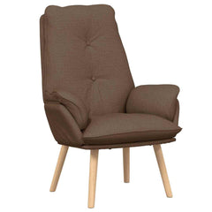 Avslappende stol Brun 69 x 74 x 93 cm stoff