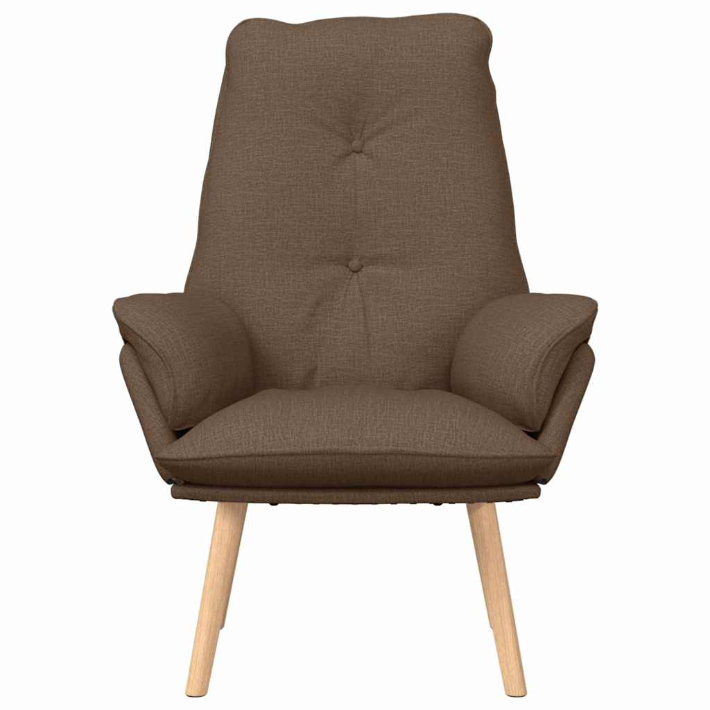 Avslappende stol Brun 69 x 74 x 93 cm stoff