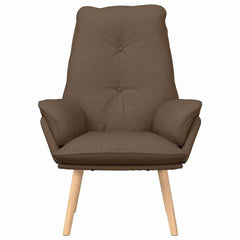 Avslappende stol Brun 69 x 74 x 93 cm stoff