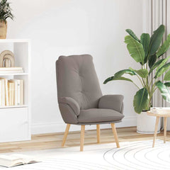 Avslappende stol Gråbrun 69 x 74 x 93 cm stoff