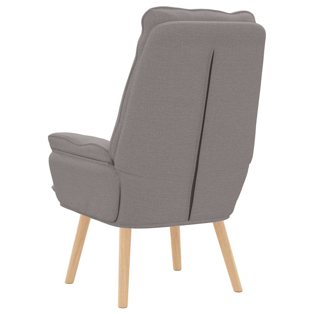 Avslappende stol Gråbrun 69 x 74 x 93 cm stoff