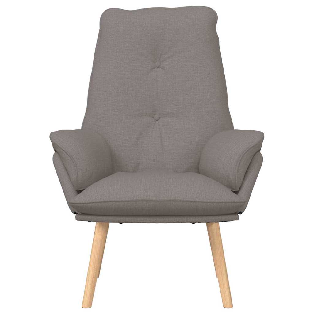 Avslappende stol Gråbrun 69 x 74 x 93 cm stoff